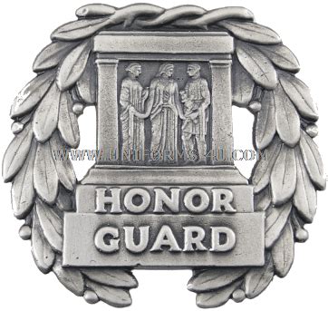 U.S. ARMY GUARD, TOMB OF THE UNKNOWN SOLDIER IDENTIFICATION BADGE