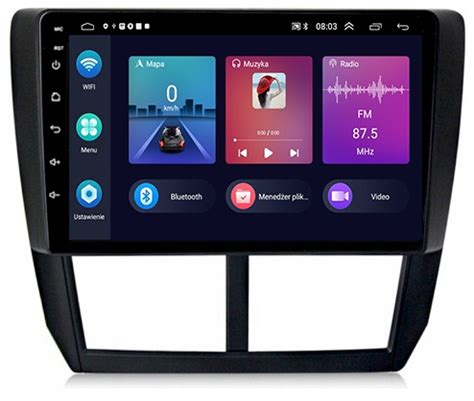 RADIO GPS ANDROID NAWIGACJA SUBARU FORESTER 2007 2013 CARPLAY 2GB 32GB