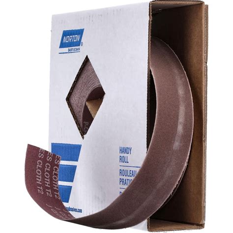 Norton X Yd Grit Aluminum Oxide Shop Roll Msc Direct