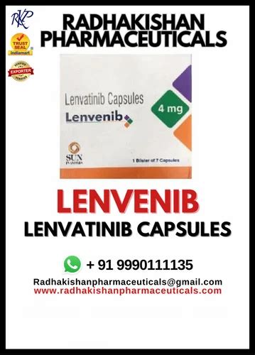 Lenvenib Lenvatinib Capsules At Best Price In New Delhi By Radhakishan