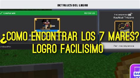 Navega Los Siete Mares Logro Minecraft EXPLICACIÓN FÁCIL