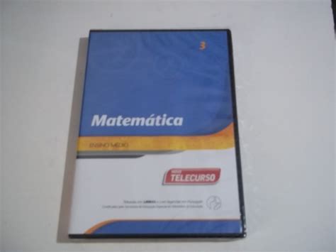 Dvd Novo Telecurso Matemática V 3 Ensino Médio Mercadolivre