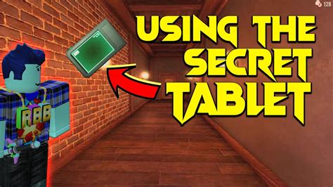 I Used The Secret Tablet In Roblox Doors Youtube