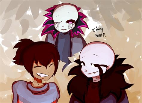 gztale frisk, ganz, mel by karkor2004 on DeviantArt