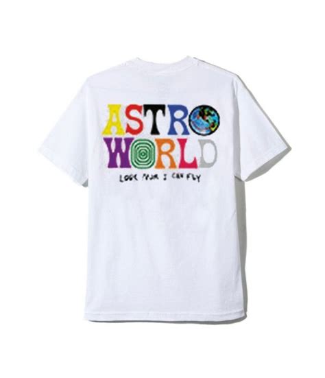 Astroworld White Tee Look Mom I Can Fly Travis Scott