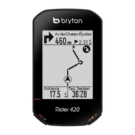 Gps Velo Bryton Rider T Compteur Capteur De Cadence Capteur De