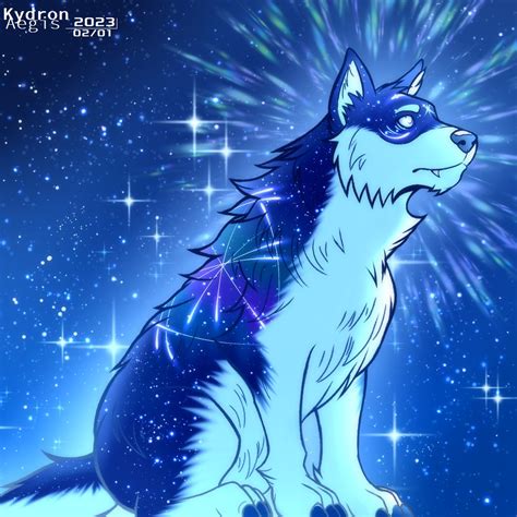 Celestial Wolf By Kydron On Itaku