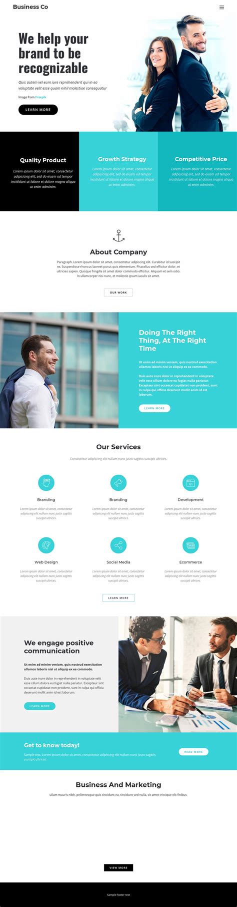 It Services Website Templates