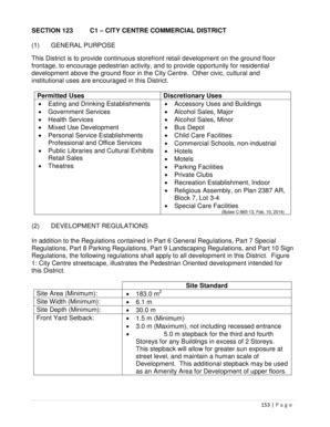 Fillable Online Sprucegrove City Of Spruce Grove Land Use Bylaw Section