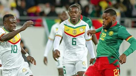 Choc Titanesque La Can S N Gal Vs Cameroun Compositions Et