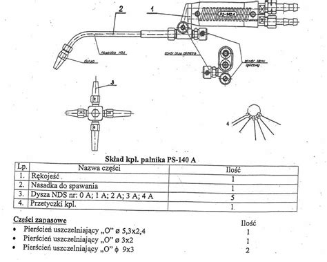 Palnik Do Spawania Iglicowy Acetylenowo Tlenowy Ps A Pomet Wronki