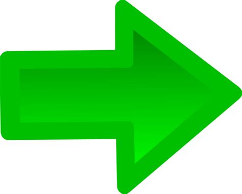 This Is A Arrow Colour In Green Clip Art At Vector Clip Art