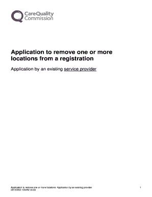 Fillable Online Bcpft Nhs Application To Remove One Or More Locations
