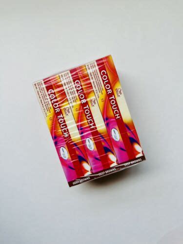 Wella Color Touch Medium Blonde Brown Ash Demi Permanent Bundle Of EBay