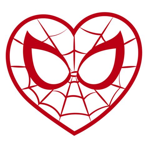 Spider Man Heart Sticker Sticker Mania