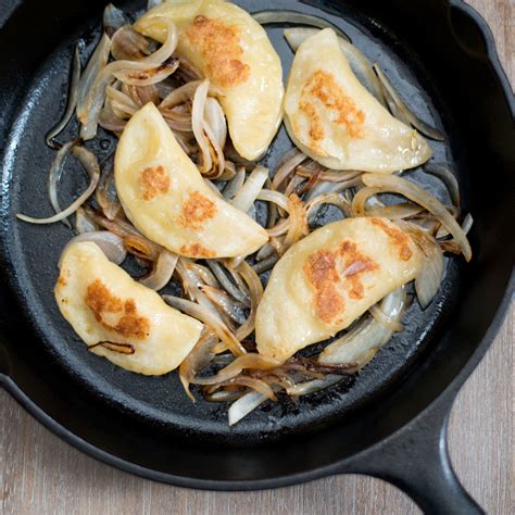 Kielbasa Sausage Pierogi With Caramelized Onions Recipe Cooking