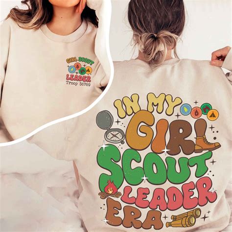 In My Girl Scout Era Sweatshirt Girl Scout Leader Era Sweatshirt Girl