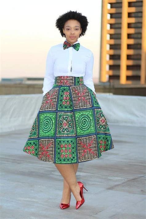 Types Of African Print Skirts Design Talk