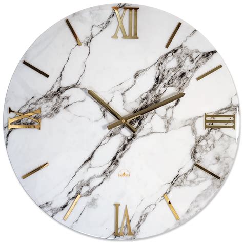 Orologio Da Parete Effetto Marmo Carrara Picaro Home