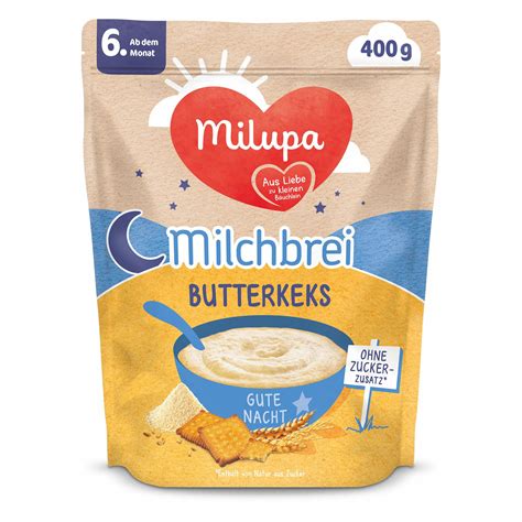 Milupa Gute Nacht Milchbrei Butterkeks Ab Dem Monat G Shop Apotheke