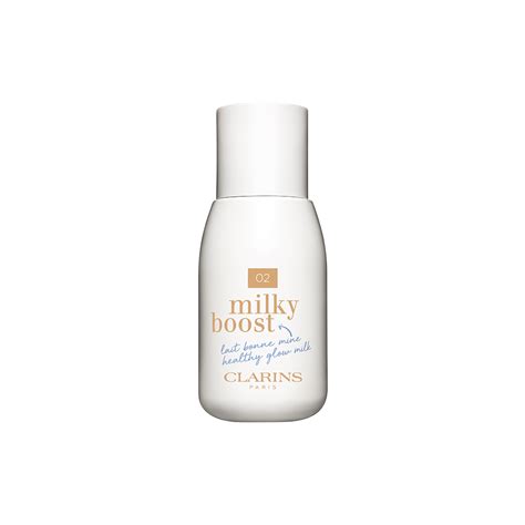 Оттеночный флюид для лица CLARINS Milky Boost Skin Perfecting Milk тон 02 Milky Nude купить в