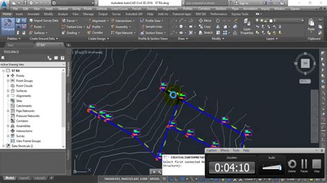 Autocad Civil D Redes De Alcantarillado Parte Youtube