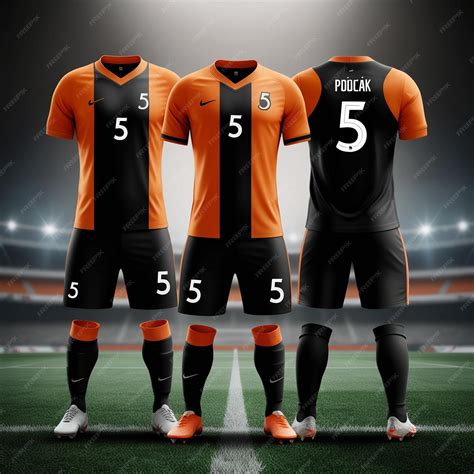 Uniformes De Times Laranja E Preto - Uniformes de futebol 2023 com design preto e laranja número 10 | imagem ...
