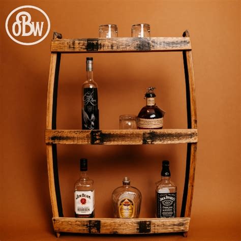 Bourbon Barrel Stave Display Obrien Barrel Works