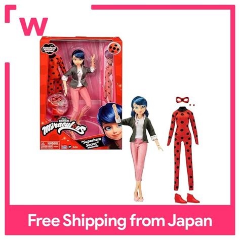 Miraculous Miraculous Ladybug And Shanoir Superhero Secret Fashion Doll Kisekae Ladybug Marinette