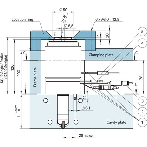 Valve gate nozzle type NEST GÜNTHER Hot Runner supplier