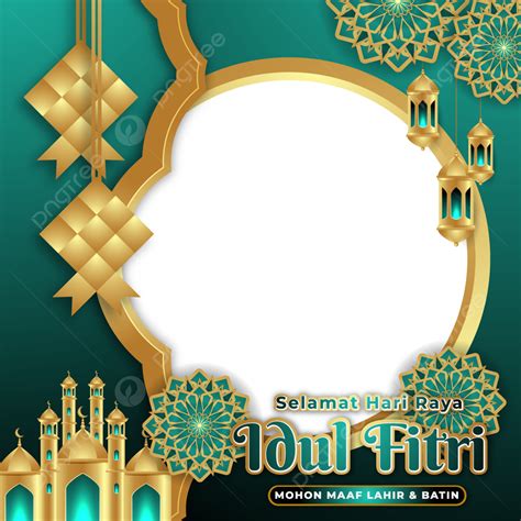 Selamat Hari Raya Vector Png Images Twibbon Of Selamat Hari Raya Idul