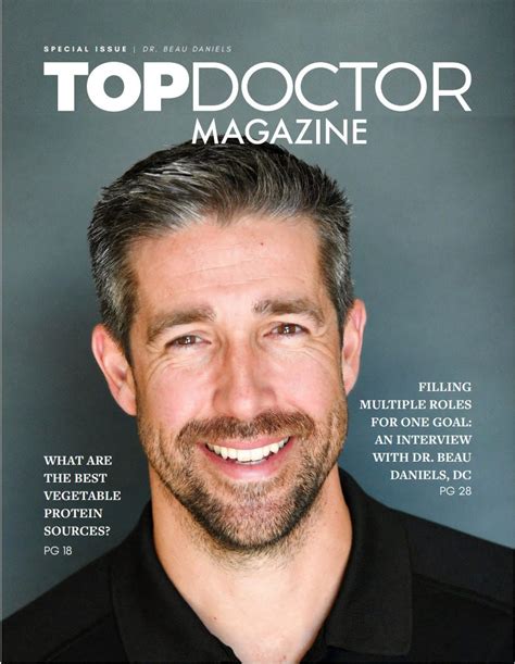 Special Issue Dr Beau Daniels Top Doctor Magazine