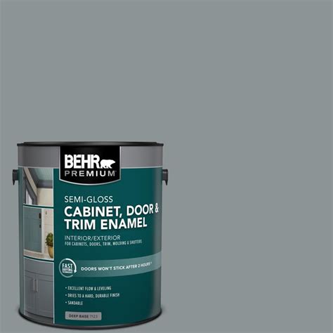 Behr Premium Gal Hdc Nt Millennium Silver Semi Gloss Enamel