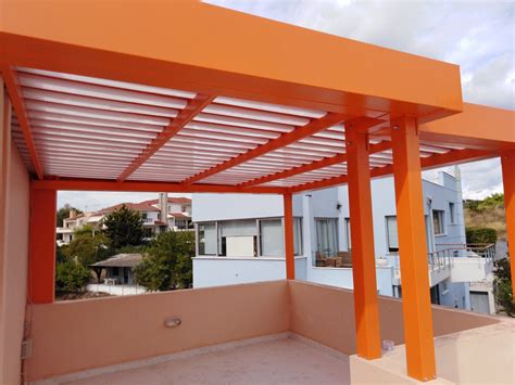 Pergola Addossata Cospicon Sa In Alluminio Con Copertura In