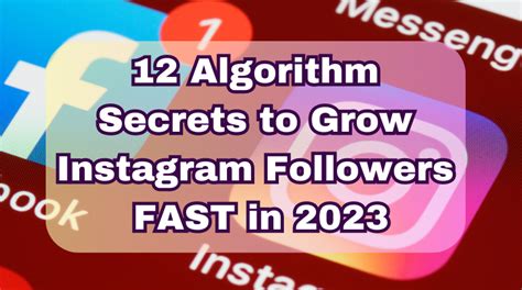 12 Algorithm Secrets To Grow Instagram Followers Fast In 2023