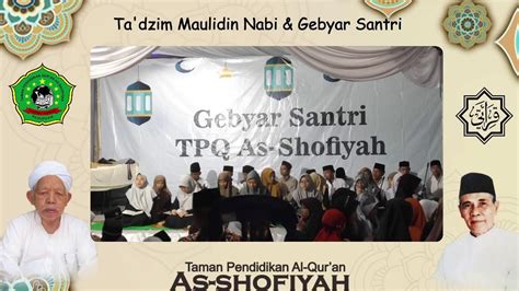 Gebyar Santri Tpq As Shofiyah Youtube