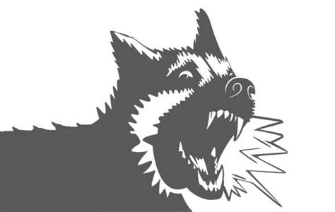 snarling wolf face drawing - Clip Art Library