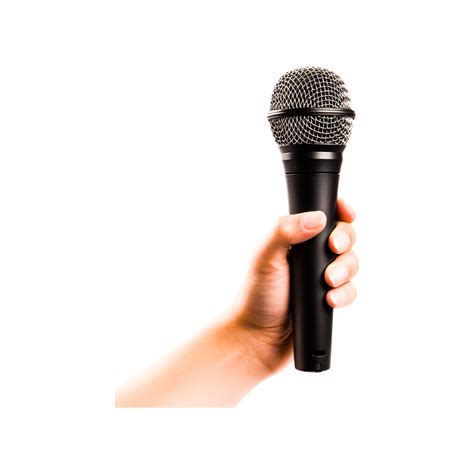 Hand Holding Microphone Generative Ai 32518622 Png