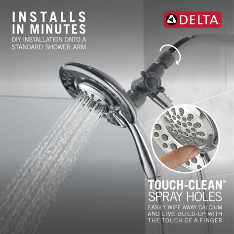 Delta Faucet 4 Setting In2ition 2 In 1 Dual Shower Head Review Hello