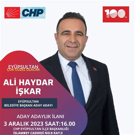 Ali Haydar Kar Chp Ey Psultan Belediye Ba Kan Aday Adayl N