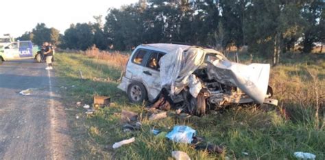 Trágico accidente en Monte dos personas murieron en un choque frontal