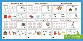 Eyfs Masdti Phonics Activity Mats Ages Twinkl