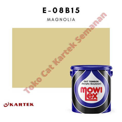 Jual Mowilex Emulsion Interior E 08b15 Magnolia 1 Liter Shopee