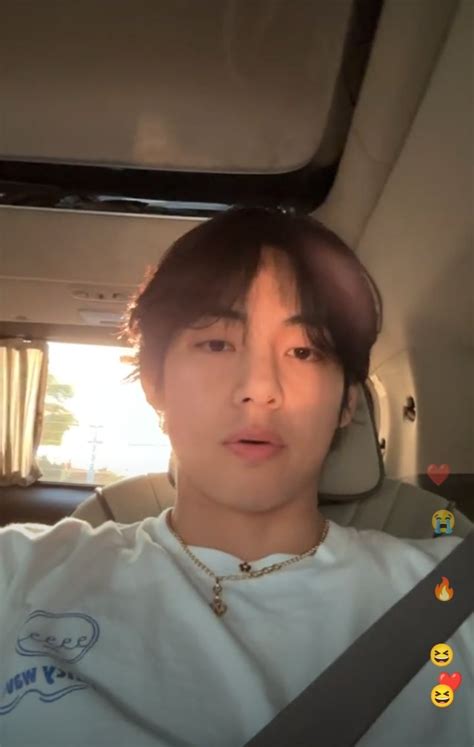 BTS IG Updates On Twitter TAEHYUNG LIVE ON INSTAGRAM