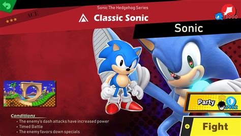 Smash Ultimate Spirit Classic Sonic Smash Amino