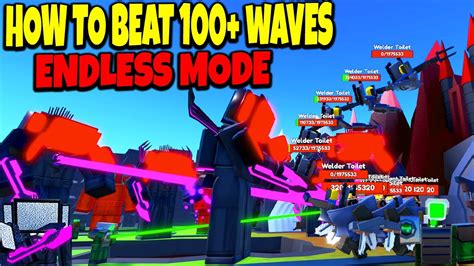 How To Beat Waves In Endless Mode Toilet Tower Defense Best