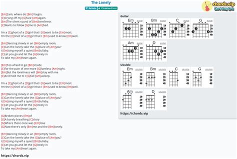 Chord The Lonely Christina Perri Tab Song Lyric Sheet Guitar