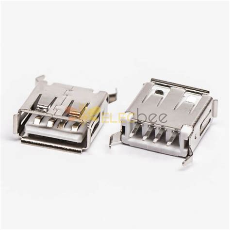 Usb Pcb Mount Connector Type A Straight Female Dip 20pcs