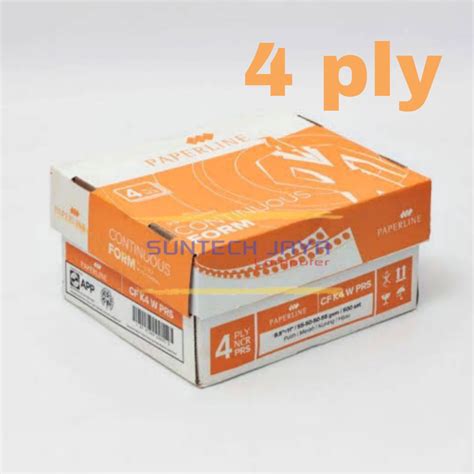 Jual Paperline Ppl Continous Continuous Form Ply Cf K W Prs Shopee