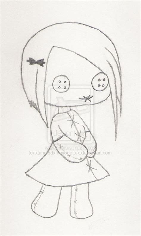 Ragdoll By Xtangledxmarionettex On Deviantart Doll Drawing Creepy